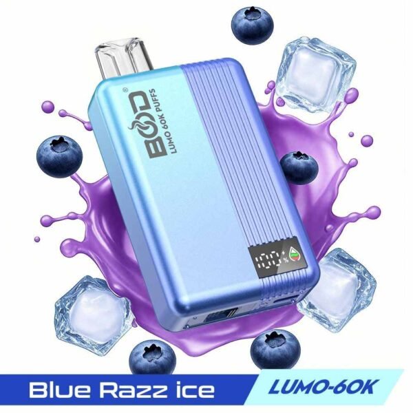 Blueberry Ice Flavor BOOD LUMO 60000 Puffs Disposable Vape