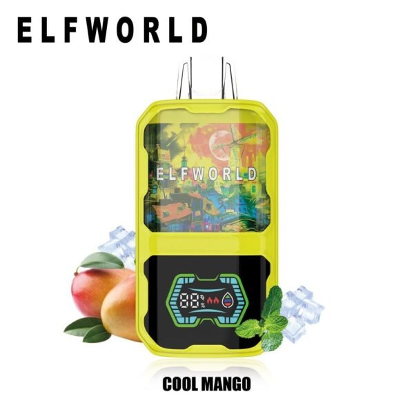 ELFWORLD AI22000 Puffs Cool Mango flavor disposable vape 22K Puffs