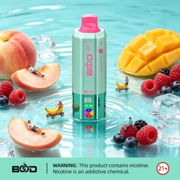 BOOD VASTO 8 in 1 160k Juicy Peach Ice Berry Mango Watermelon