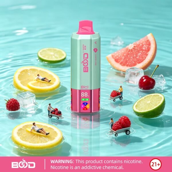 BOOD VASTO 8 in 1 160k Lemon Lime Pink Lemonade Blue Razz Lemonade