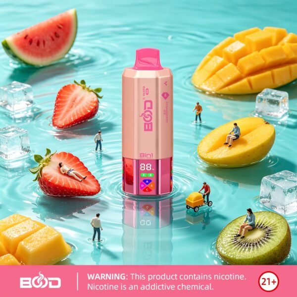 BOOD VASTO 8 in 1 160k Strawberry Ice Watermelon Mango Kiwi