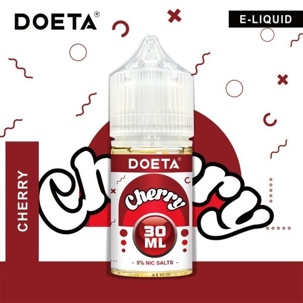 doeta Cherry flavored nicotine salt e-juice 30ml 50mg for pod systems
