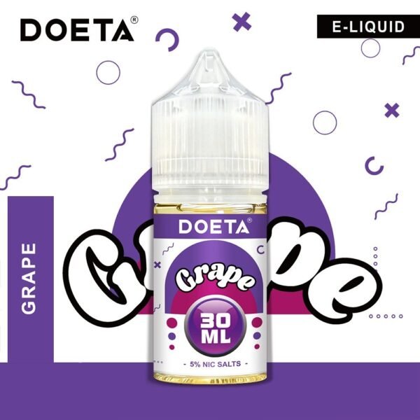 doeta Grape flavored premium nic salt vape juice 30ml 50mg
