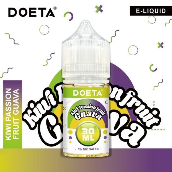 doeta Kiwi Passion Fruit Guava exotic blend vape juice 30ml 50mg