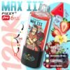 Fizzy Max III Pro 6-in-1 120k Puffs Disposable Vape - Watermelon Ice, Strawberry Vanilla Coke, Mixed Berry