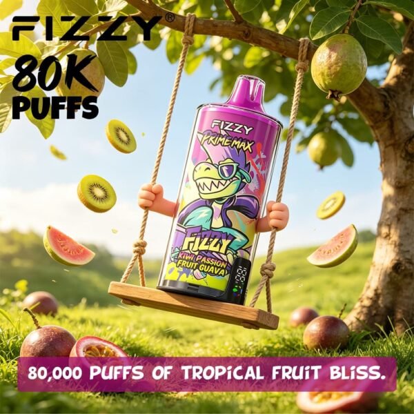Fizzy Prime Max 80k Puffs Disposable Vape - Mixed Berry Neon Circuit Edition