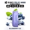 BIMO FELXY 40k 40000 Puffs Disposable Replacement Pod Blueberry Ice Flavor