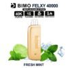 BIMO FELXY 40k 40000 Puffs Disposable Replacement Pod Fresh Mint Flavor