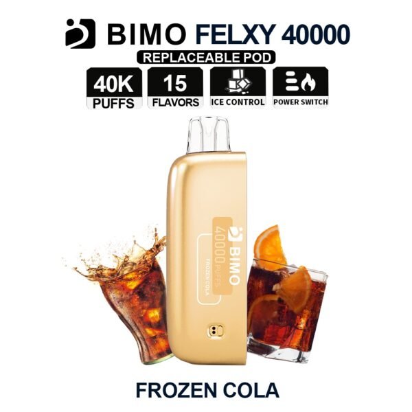 BIMO FELXY 40k 40000 Puffs Disposable Replacement Pod Frozen Cola Flavor