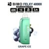 BIMO FELXY 40k 40000 Puffs Disposable Replacement Pod Grape Ice Flavor