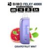 BIMO FELXY 40k 40000 Puffs Disposable Replacement Pod Grapefruit Mint Flavor