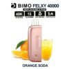 BIMO FELXY 40k 40000 Puffs Disposable Replacement Pod Orange Soda Flavor