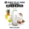 BIMO FELXY 40k 40000 Puffs Disposable Replacement Pod Pina Colada Flavor