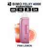 BIMO FELXY 40k 40000 Puffs Disposable Replacement Pod Pink Lemon Flavor
