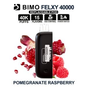 BIMO FELXY 40k 40000 Puffs Disposable Replacement Pod Pomegranate Raspberry Flavor