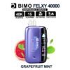 BIMO FELXY 40k 40000 Puffs Disposable Vape Kit Grapefruit Mint Flavor