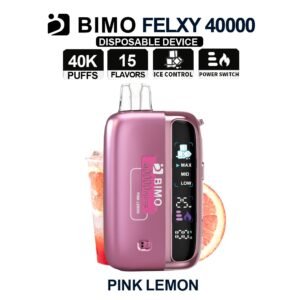 BIMO FELXY 40k 40000 Puffs Disposable Vape Kit Pink Lemon Flavor
