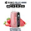 BIMO FELXY 40k 40000 Puffs Disposable Vape Kit Strawberry Watermelon Flavor
