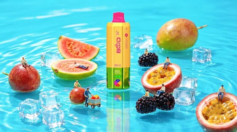 BOOD 8in1 vape guava passion fruit flavor review blog cover