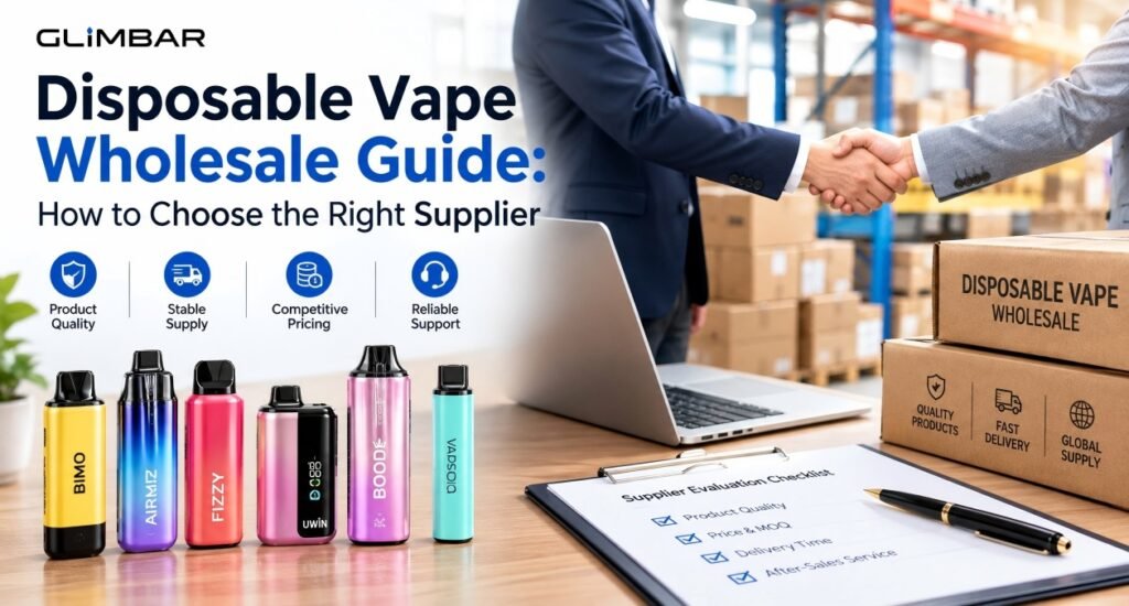 Disposable vape wholesale guide for choosing the right supplier