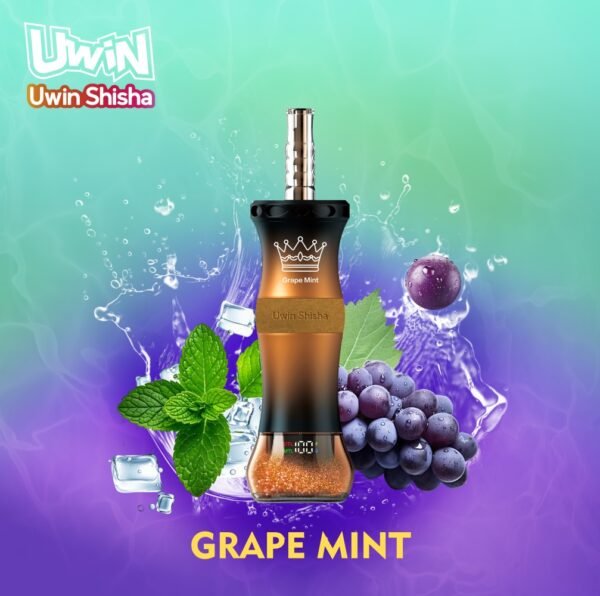Bulk Order Uwin Shisha 300K Disposable Vape Grape Mint