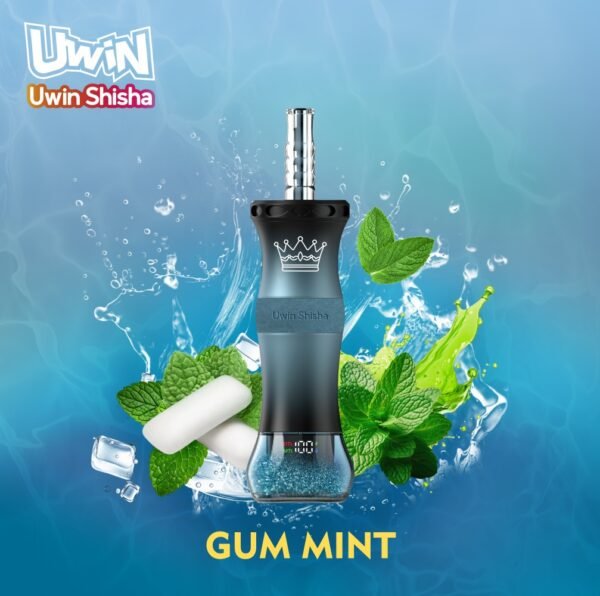 Uwin Shisha 300K Disposable Vape Gum Mint Wholesale Supplier